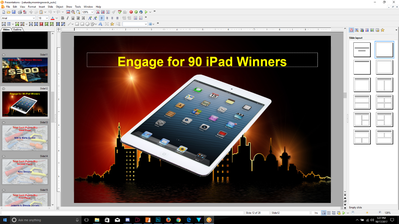We create all types of multimedia presentations